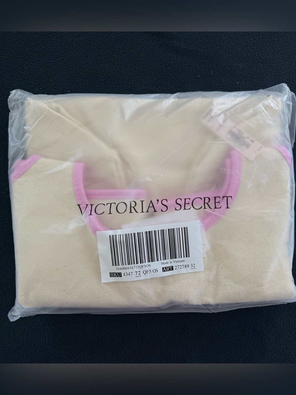 Victoria’s Secret VS Ombré Logo Canvas Tote Bag - Picture 4 of 6